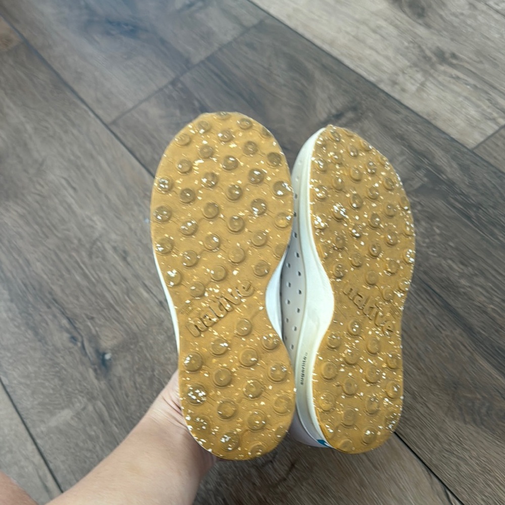 Native Kids Shoes - Cream Mash Speckle Rubber - Picture 7 of 9